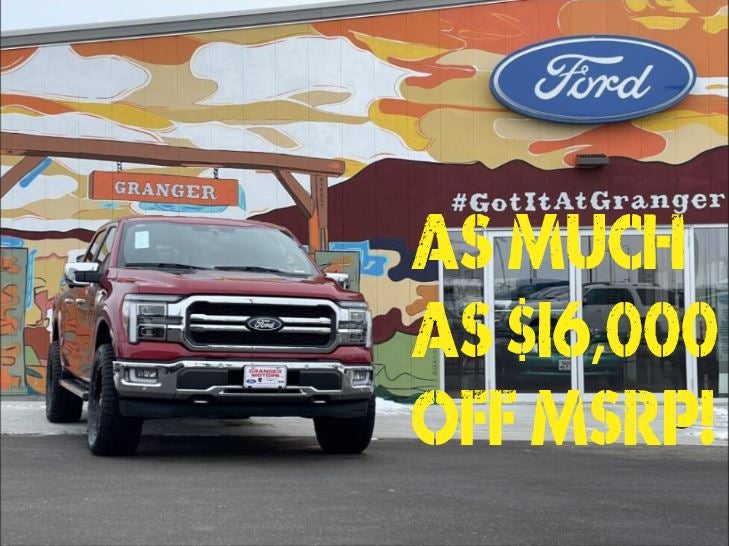 AS MUCH AS $16,000 OFF- MSRP!